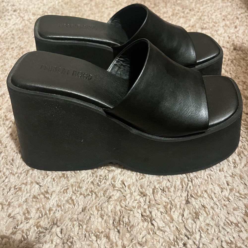 Current Mood Turning Tables Platform Sandals - image 2